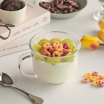 우드스푼 3P 투명한 손잡이 요거트 볼 490ml 2P, 에일리즈 우드스푼 3P