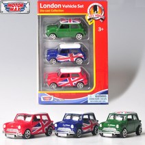 템팜 전시용 자동차 3인치 미니쿠퍼 3종세트 장난감차 전시용자동차 피규어