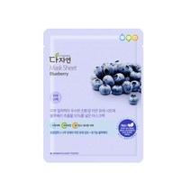 다자연 블루베리 마스크팩 5매, 없음