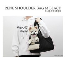 애견숄더백 유로펫 이동장 애견 이동백팩 블랙 M, 없음