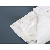 갱폼 보양용 백색천막 산업현장용 및 다용도 야외처막 제품보호천막, 5m x 10m