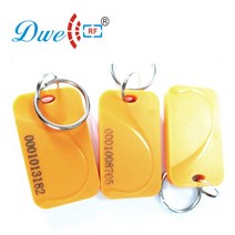 DWE CC RF 액세스 제어 카드 tk4100 rf id 태그 플라스틱 125khz 체인, 02 Yellow