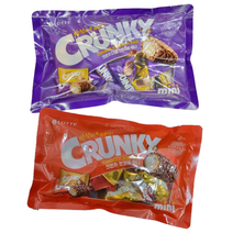 롯데 크런키 초코바 미니 285g + 크런키 더블크런치바 미니 361g, (크런키 + 크런키더블) 1SET, 646g