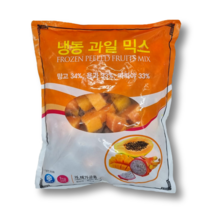 웰프레쉬 과일3종 혼합(망고/용과/파파야) 1kg