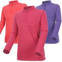 [샤인힐즈] 겨울 여성 기모 집업 티셔츠 PAT2551B