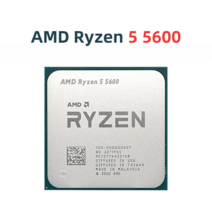 AMD5600 CPU 게임 프로세서 소켓 Ryzen 5 R5 AM4 6 코어 12 스레드 65W DDR4 데스크탑 액세서리 신제품, 기본
