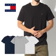 타미힐피거 플래그 라운드 반팔 티셔츠