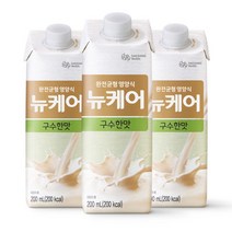 대상 뉴케어 구수한맛 200ml x 60팩 완전균형영양식