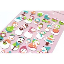 핸디몰 펠트스티커 겨울(눈사람 겨울놀이), 눈사람(852)