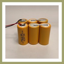 니카드충전지 니카드 2000SC-6N(7.2V 2000mAh)2R+출력선 니카드조립작업, 1개