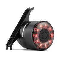 락브로스 초경량 LED 자전거 후미등 Q1, 블랙, 10개