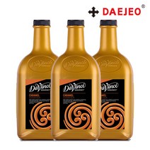 다빈치 카라멜소스2.6kg 1박스 3개 초코시럽 카페