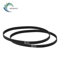 GT2 폐쇄 루프 타이밍 벨트 고무 2GT 6mm 3D 프린터 부품 110 112 122 158 200 280 300 400 610 852 mm 동기식 벨트 부품, 158mm
