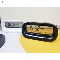 탁상 디지털 온습도계 시계(블랙), 상세페이지 참조