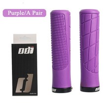 자전거핸들바 높이조절 갈매기 일체형 카본 롱라이저 드롭바ODI-산악 자전거 핸들 바 그립 미끄럼 방지 Mt, 05 Model1-Purple