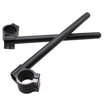 세퍼핸들 셰퍼 PCX CNC 오토바이 핸들 바클립 온 포크 야마하 YZF R3 R1 R6, Black 50mm