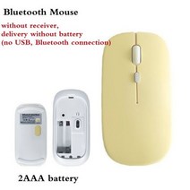 2.4Ghz 무선 마우스 게이머 컴퓨터 PC 게임용 USB 수신기 포함 윈도우 7/2000/XP/비스타 용 노트북 액세서리, 흰색 마우스 패드 2