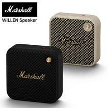 Marshall-윌렌 무선 블루투스 휴대용 스피커 야외 미니 무선 자취 여행 캠핑 차박, 화이트