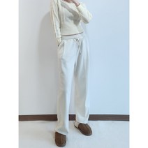 벨르 와이드 핀턱 기모 팬츠 4col FREE SIZE 키큰여자 바지 쇼핑몰