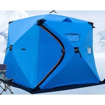 큐브텐트 겨울 빙어 얼음낚시 방수 육각 누빔텐트, 1-2인 1.5mx1.5m