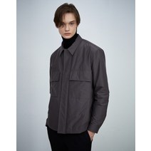 22FW [Middle Layer] 다크그레이 신슐레이트 투포켓 미들레이어 아우터 셔츠 JNSH2D204G3