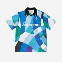 [정품] 슈프림 x 에밀리오 푸치 사커 저지 블루 - 21SS Supreme Emilio Pucci Soccer Jersey Blue