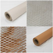 핸드메이크 칼라 크라프트 벌집 쿠션지 80g /친환경 종이 완충재-꽃 과일 선물용 포장자재, 백색