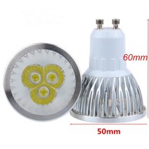 Led 전구 조명 GU10 3W 4W 110V 220V 밝기 조절 스포트라이트 쿨 화이트 웜 3000K 6500K 일광 고출력10개, 02 4w_01 그렇습니다, 01 파란