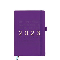 2023년 노트 일기장 다이어리일기장 학용품, 자주색