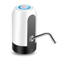 가정용 휴대용 워터 usb 충전 물병 알칼리 워터 디스펜서 부마야 펌프 범용 병 전기 물 스위치 및 USB 캠핑 주방용, 하얀
