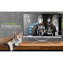 올인원 pc 사무용 일체형 데스크탑 산업용 게이머 컴퓨터 27 인치 게임용 intel, 없음, i5 9400f GTX1650
