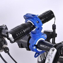 꽉잡는 자전거라이트 거치대 퀵보드 조명 클립 후레쉬, 1개, 블랙 화이트