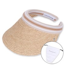 헬렌카민스키 22FW 여성 비앙카 바이저햇 네츄럴누가스트라이프 더스트백 포함 HAT50265 NNS PKG