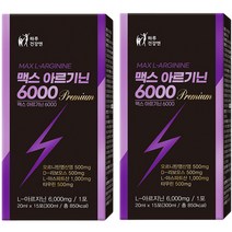 하루건강엔 맥스 아르기닌 6000mg 마카 레시틴 아연, 300ml, 2박스