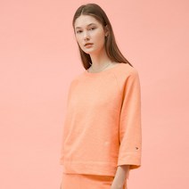 타미힐피거 릴렉스 슬럽 오픈넥 스웨트셔츠 (T22C3TTO103WT3TKM)