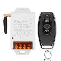산업용 무선리모컨 ac 220v 380v 1ch 30a 제어 스위치 수신기 1세트