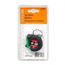 태극 1m 미니 열쇠고리 줄자 2084 -T/미니줄자/키링자, 단품