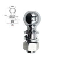 견인 볼 크롬 히치 마운트 생크 직경 용량 커플 링 트레일러 부품