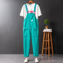 빅사이즈 점프수트 구제샵 카고 커플 카키 보세 멜빵 바지 편집샵 캐주얼 아메카지 브랜드 구제 사이트