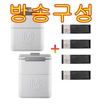 [KT알파쇼핑]매직캔 애니웨어 쓰레기통1+1 매직롤(리필)4개, 그레이