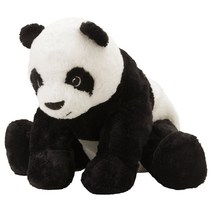 이케아KRAMIG 크라미그 봉제인형 화이트 블랙 - IKE, One Color, One Size