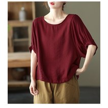 퍼프 소매 가오리핏 셔링 반팔 블라우스(9color)