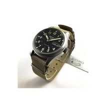세이코 Men's Seiko 5 Diver's Automatic Steel Case Beige Nylon Watch SRPG35K1 SRPG35 [세이코시계]