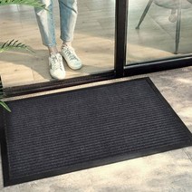 고급 발매트 대형 발판 현관 바닥 출입구, L, A타입-레드