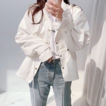 루즈핏 스트링 야상 자켓