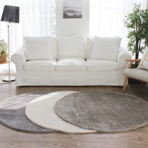 헤라 국내산 샤기 원형 러그 카페트4size