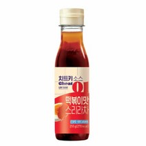 CJ더마켓 황금 레시피 밀키트 즉석 식품 홈파티 편의점 휴게소 치트키소스 떡볶이맛스리라차 튀김 매운 오뎅 국물 가래떡 로제 밀떡 치즈 255G, 6개