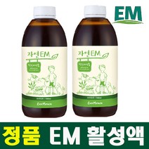 자연 EM 활성액 500ml 1000ml, 2개