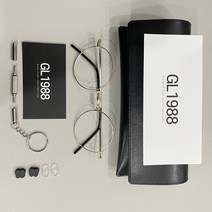 안경사가 직접 만든 티타늄 블루라이트차단안경 맞춤 근적외선차단 GL1988, 54일반코받침, 블루+근적외선차단, 로즈골드
