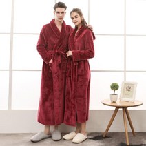 더자카 여성용 로열 스위트 샤워가운 3XL, 와인, 1개